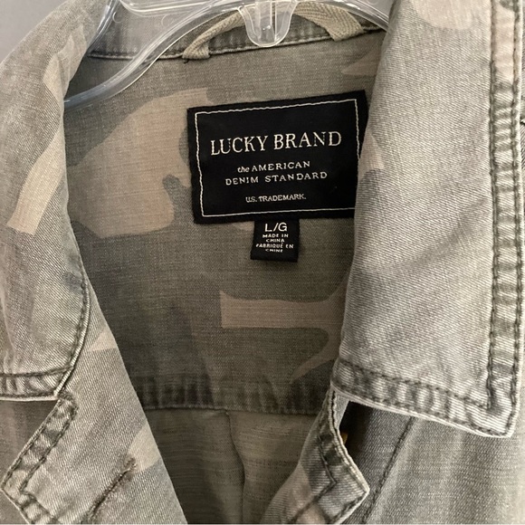 Lucky Brand Camo Shacket - Picture 2 of 3